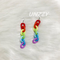 Rainbow Stud Earrings KF90554