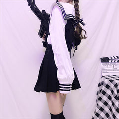 Chic shirt + strap skirt KF9354