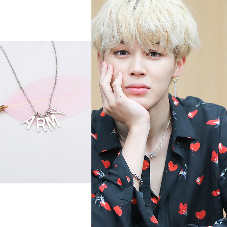 BTS "ARMY" Necklace KF30295