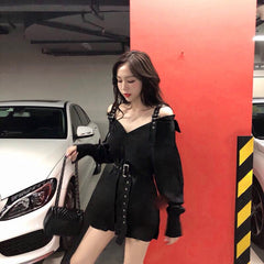 Korean fashion shirt skirt dress  KF2361
