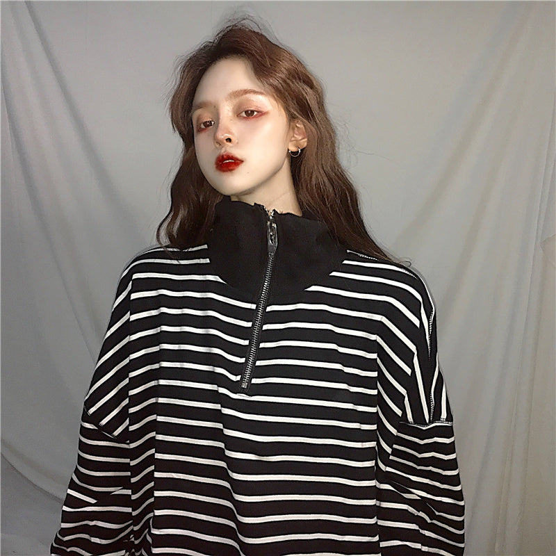 Harajuku striped sweater KF30402