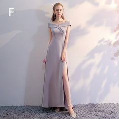 Gray temperament Gown Dress KF80080