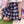 Blue plaid pleated skirt KF90508