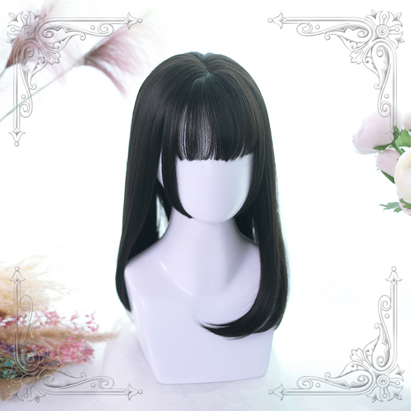 Medium Length Straight Wig KF81514
