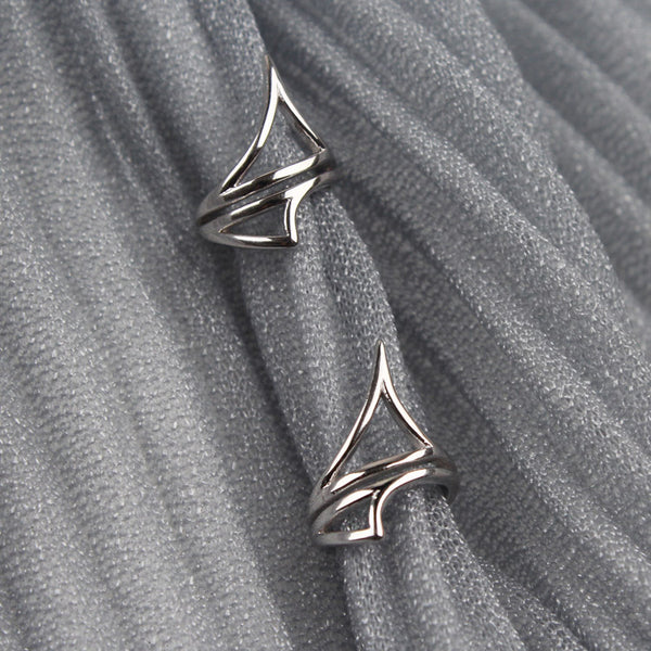 Angel Wing Ear Clip Earrings KF30359