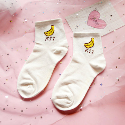 Cute fruit socks (5 pairs)  KF2264