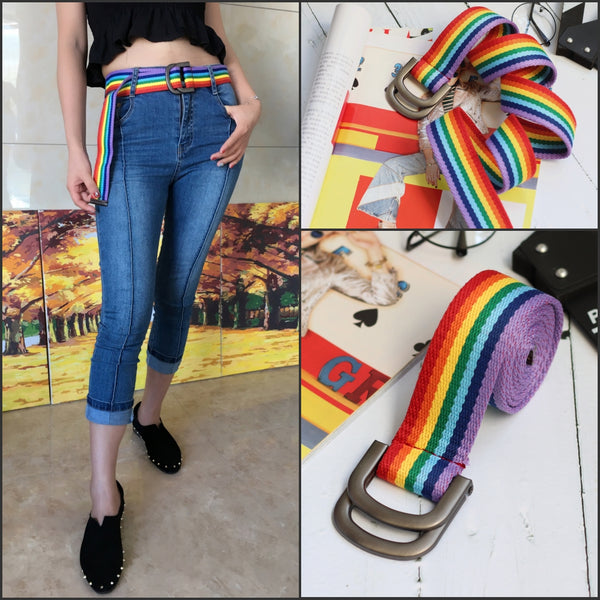 Rainbow candy belt KF2378