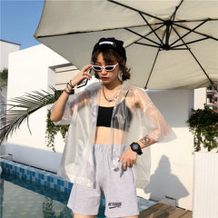 Unisex transparent shirt KF90175