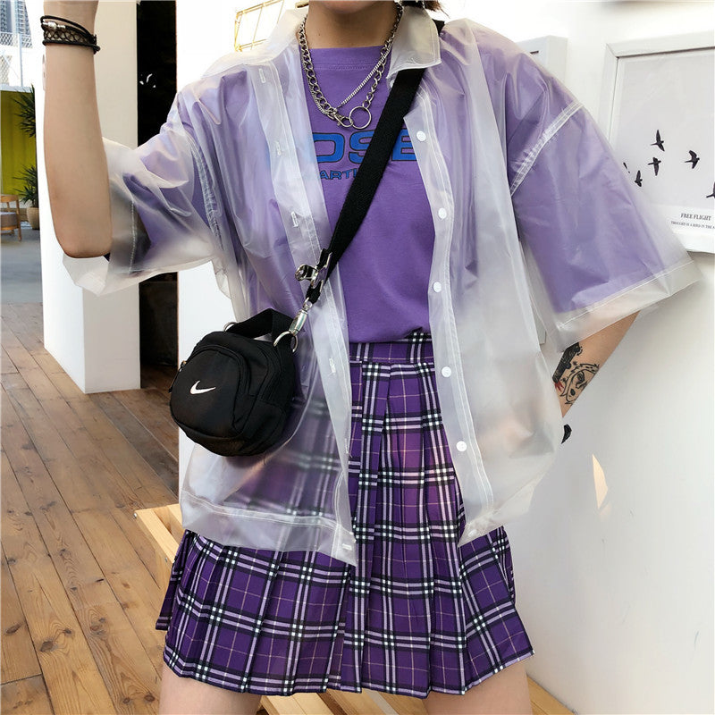 Unisex transparent shirt KF90175