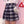 Blue plaid pleated skirt KF90508