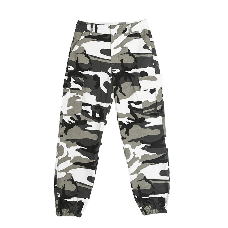 Hip hop camouflage high waist pants KF81110
