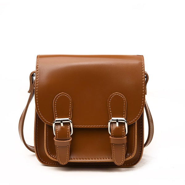 PU Leather Buckle Messenger Bag KF30067