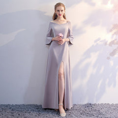 Gray temperament Gown Dress KF80080