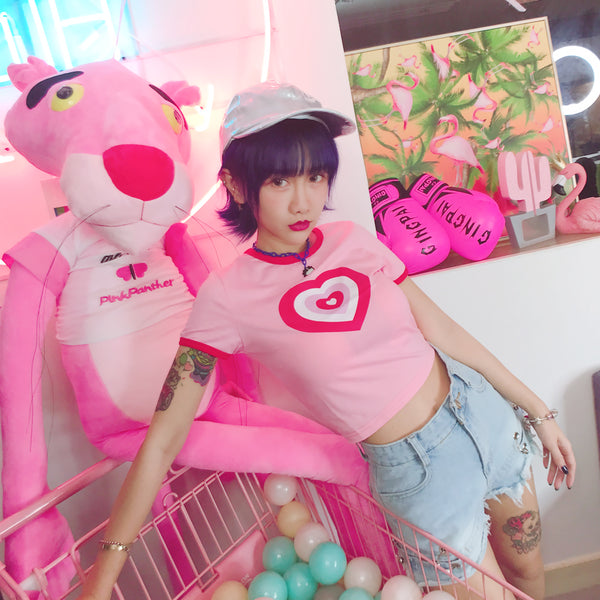 Pink love t-shirt KF90192