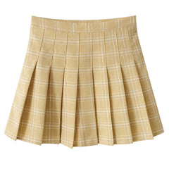 High waist pleated skirt KF24054
