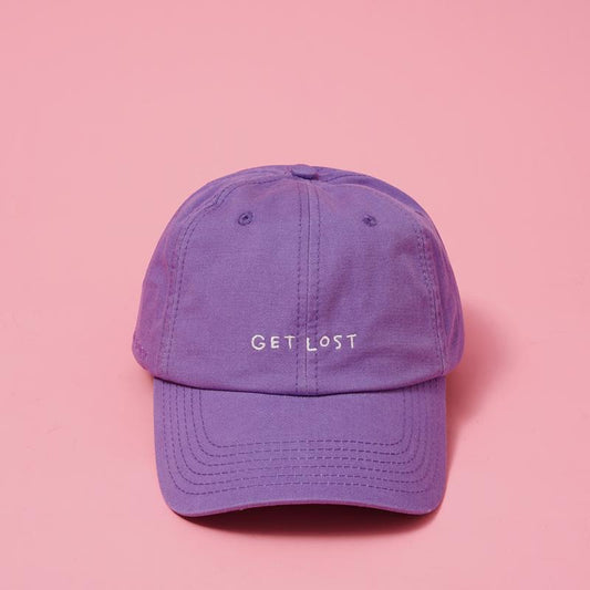 "GET LOST" BASEBALL CAP KF30379