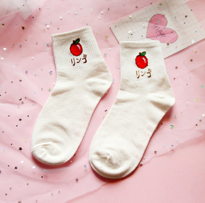 Cute fruit socks (5 pairs)  KF2264