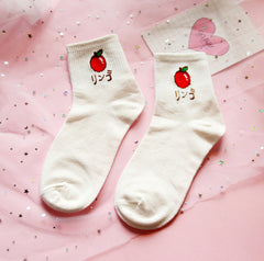 Cute fruit socks (5 pairs)  KF2264