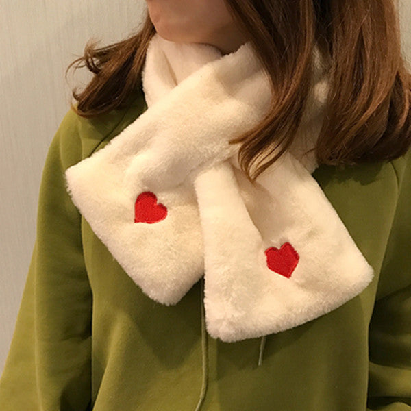 Love Embroidered Scarf KF90123