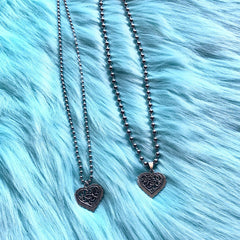Love Heart Bead Necklace KF90291