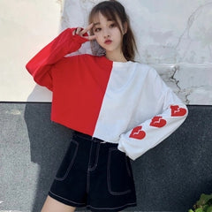 Love long sleeve t-shirt KF25053