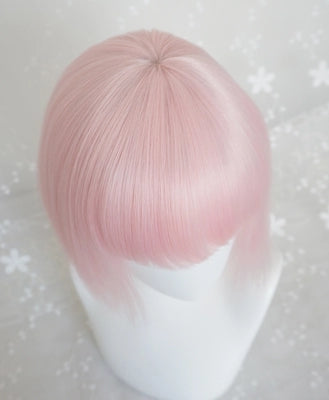 Pink short hair wig KF24087