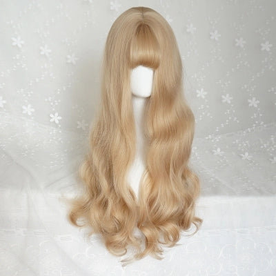Golden wig KF25009