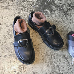 Black Harajuku shoes KF2397