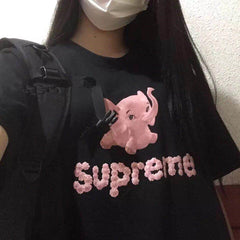 Harajuku Elephant T-shirt KF90417