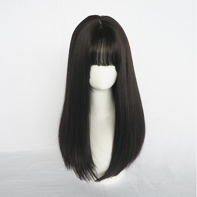 CUTE NATURAL GROOMING ROUND FACE WIG KF40427