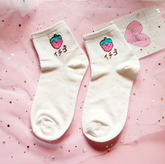 Cute fruit socks (5 pairs)  KF2264