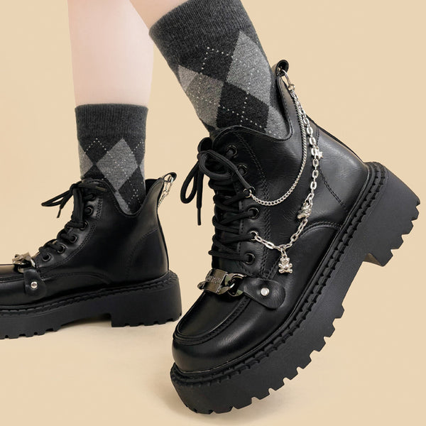 ULZZANG ankle boots   KF83210