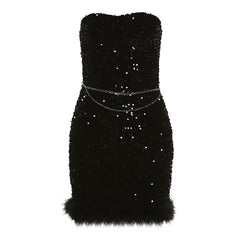sexy backless dress  KF82899