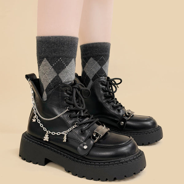 ULZZANG ankle boots   KF83210