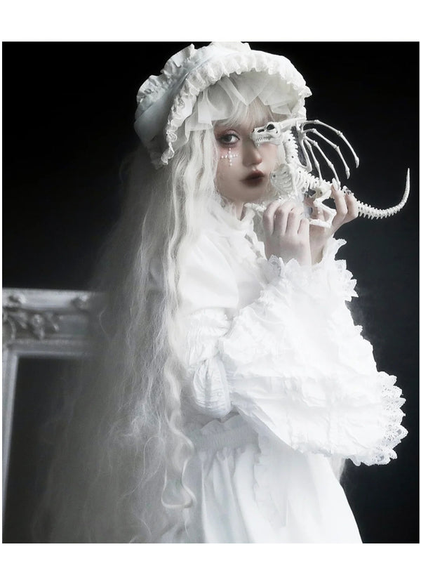 LOLITA WHITE CURLY HAIR  KF83468