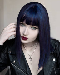 Harajuku blue wig KF81454