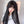 Harajuku Black Silver Wig  KF82326