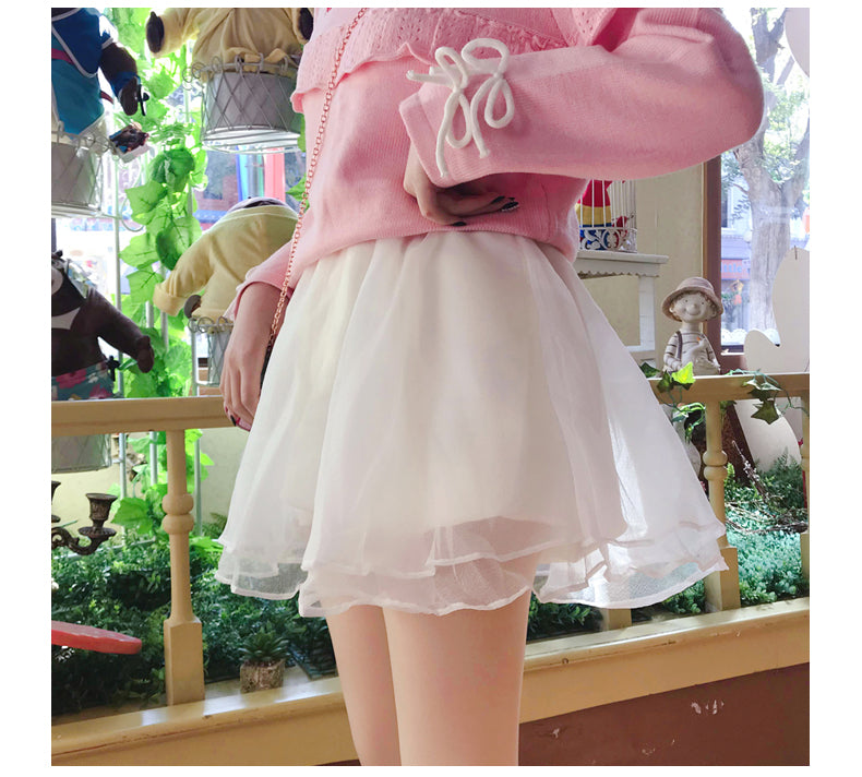 White all-match skirt   KF24103