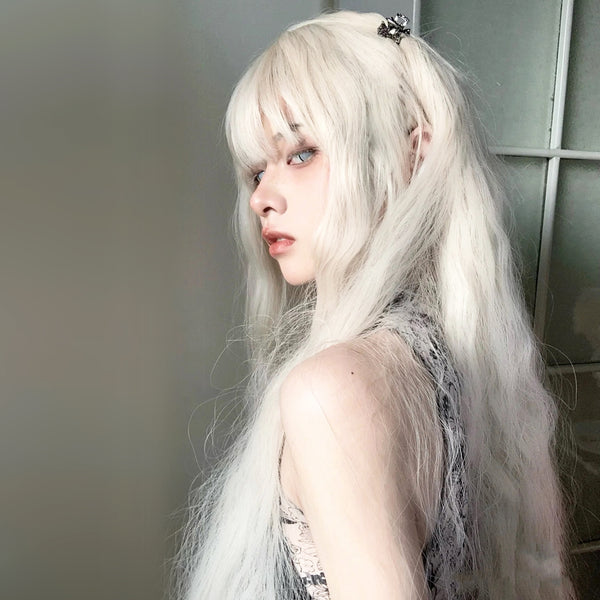 WHITE LOLITA WIG KF83340