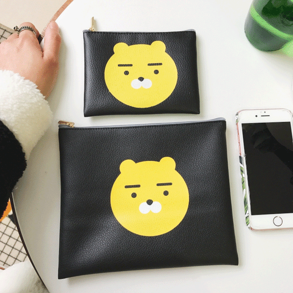 Straight Eyebrowed Bear Coin Purse KF30035