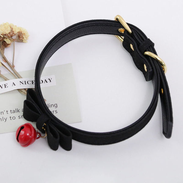 CUTE LEATHER COLLAR   KF83562