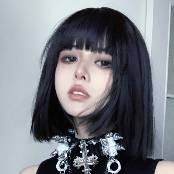 BLACK BOB WIG  KF83509