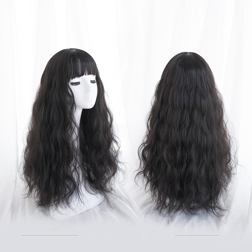 Cute long roll wig  KF80054
