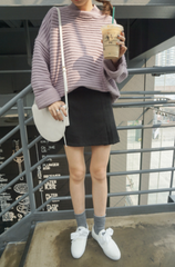 Collared Stripe Sweater KF300115