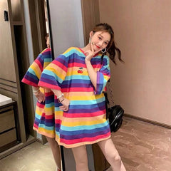 Rainbow Striped T-Shirt KF90714