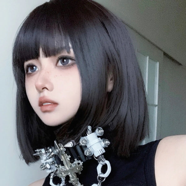 BLACK BOB WIG  KF83509