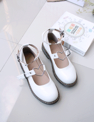 Heart Garter Belt Buckle Shoes KF30020