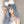 Sky Blue Long Straight Wig  KF82147