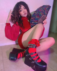 Punk cheongsam KF9385