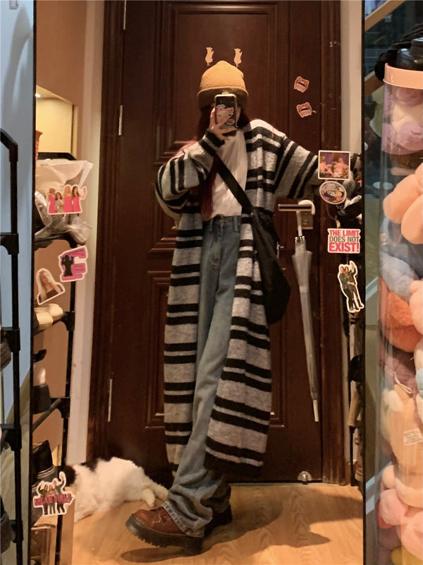 vintage long sweater  KF83026